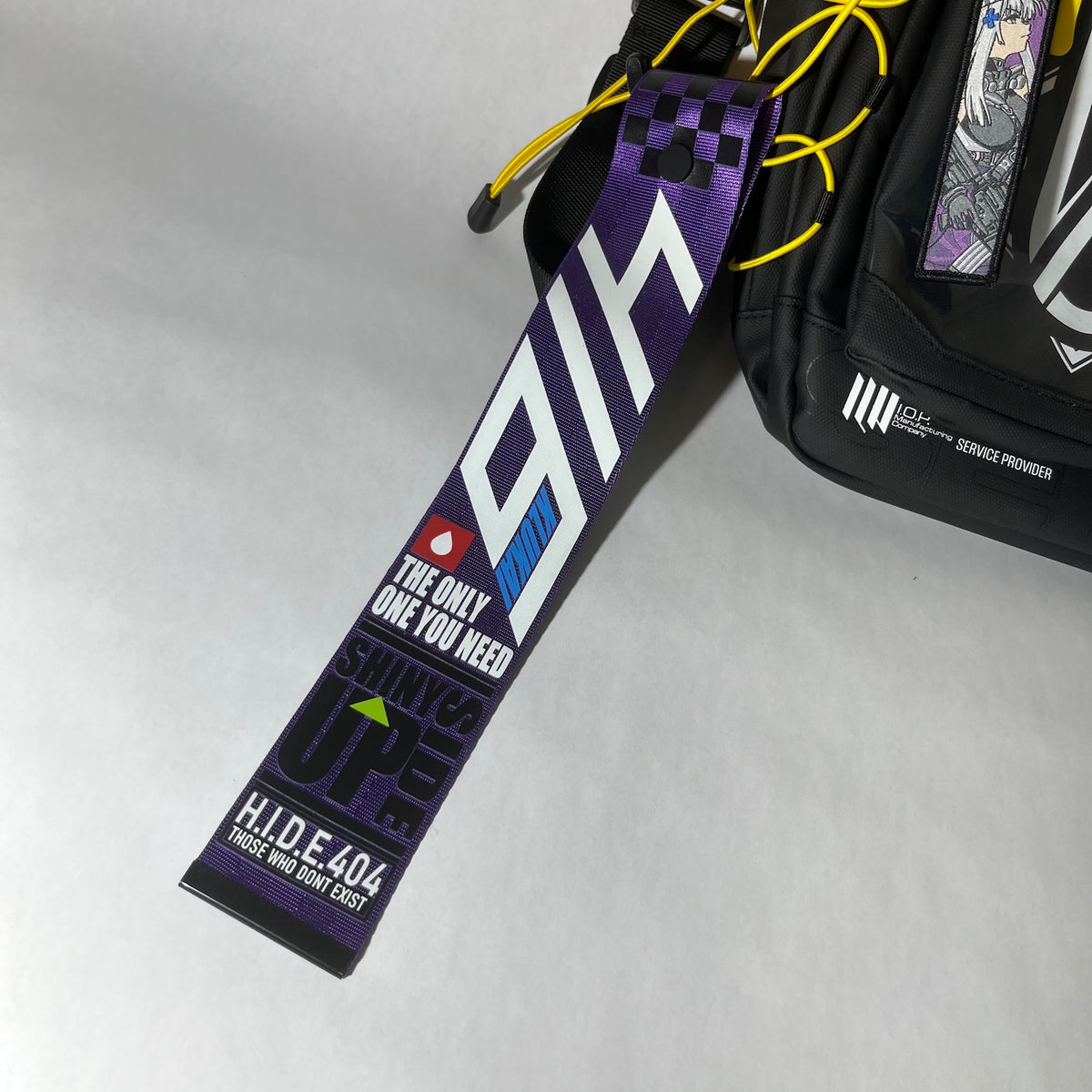 Safe Trip 416 Bag Tag (Printed Night Glow)