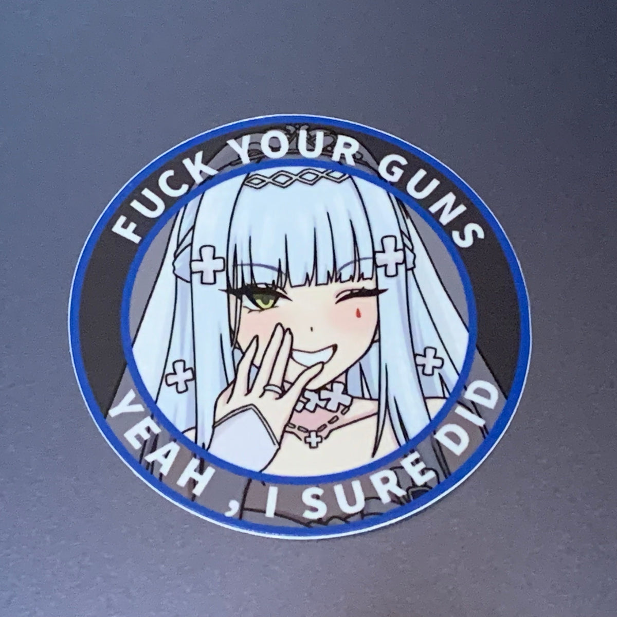 Yeah, I Sure Did 3" Circle Sticker