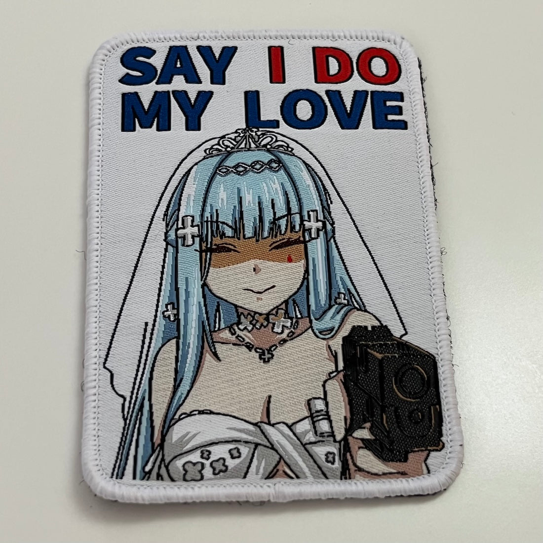 Say I Do, My Love 4" Woven Patch