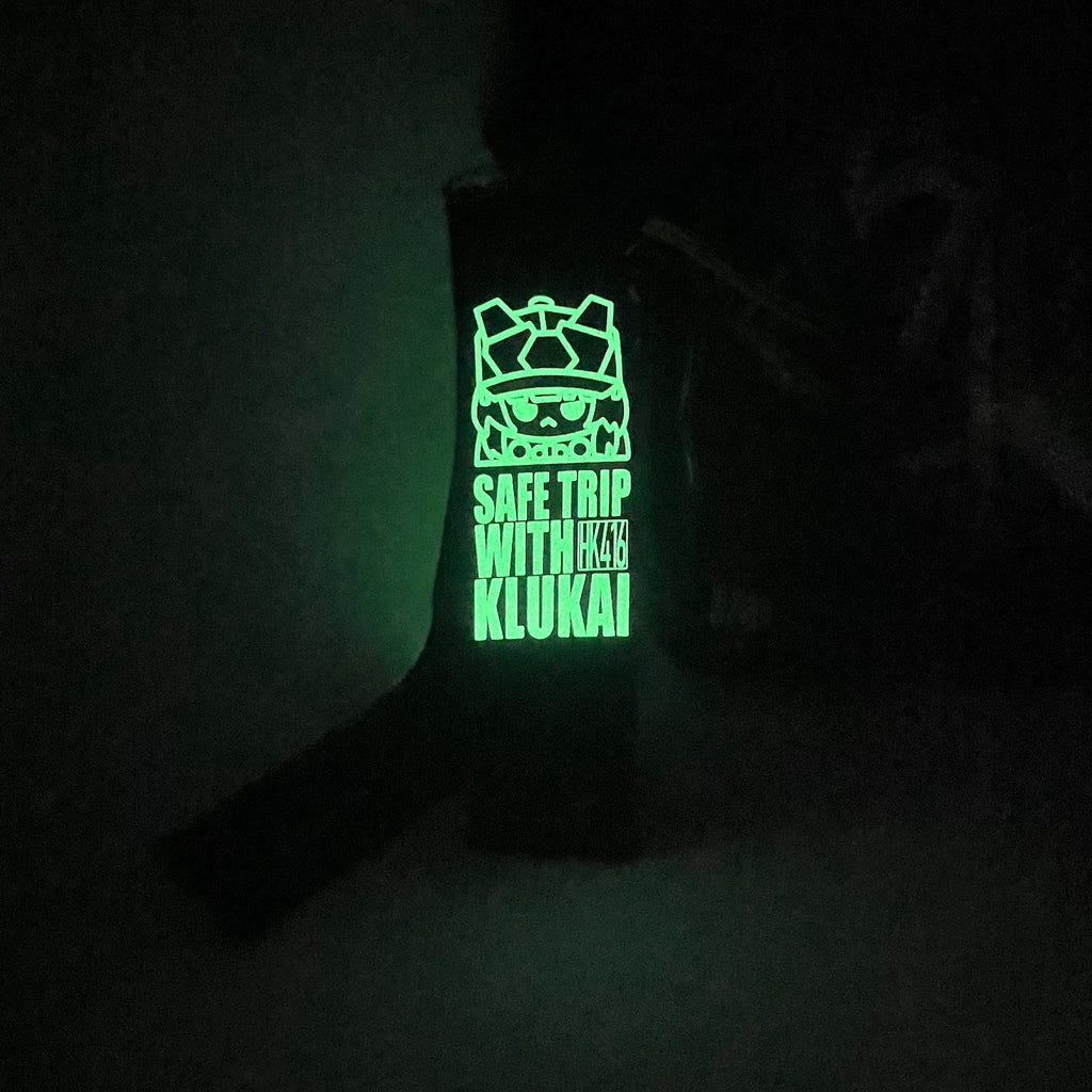 Safe Trip 416 Bag Tag (Printed Night Glow)