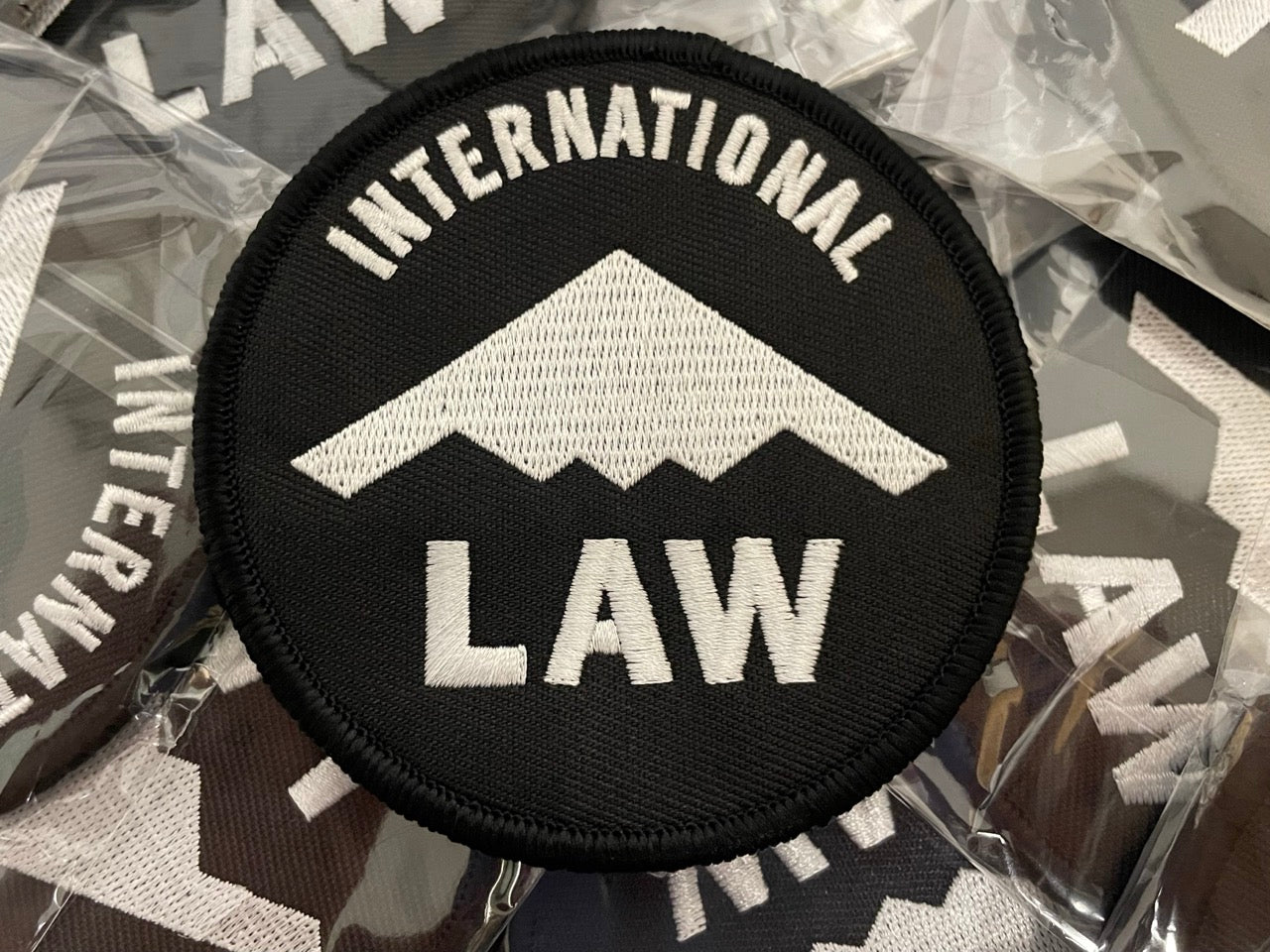 INTERNATIONAL LAW Embroidered Patch