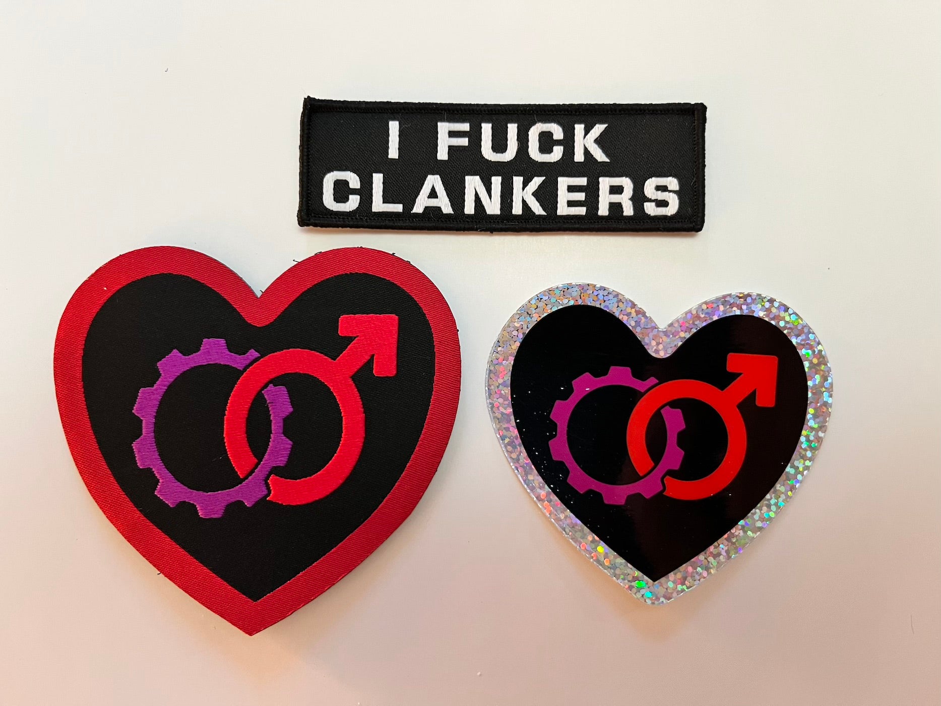 Robosexual Patch and Sticker Bundle