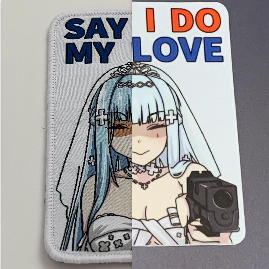 Say I Do, My Love Patch and Sticker Bundle
