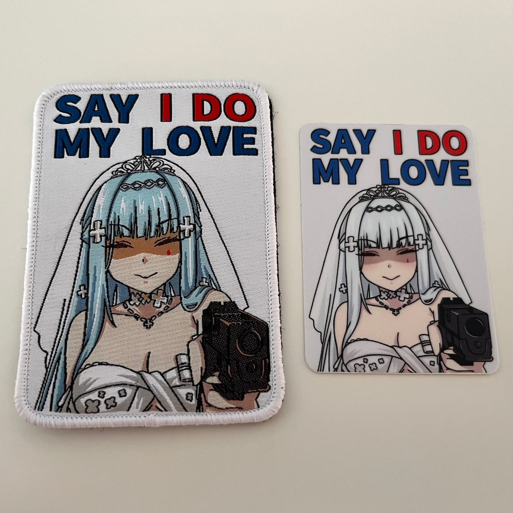 Say I Do, My Love Patch and Sticker Bundle